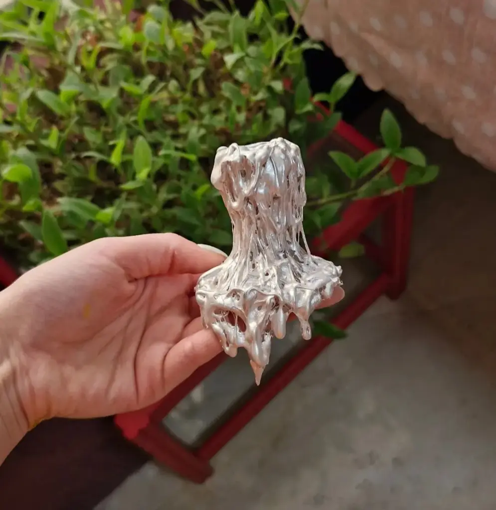 جا شمعی نقره ای 
